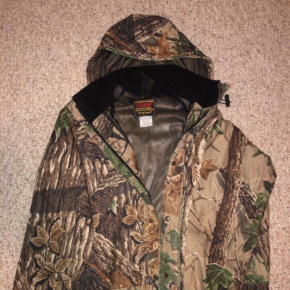 Stearns Men’s Camo Outdoor Jacket (size M)